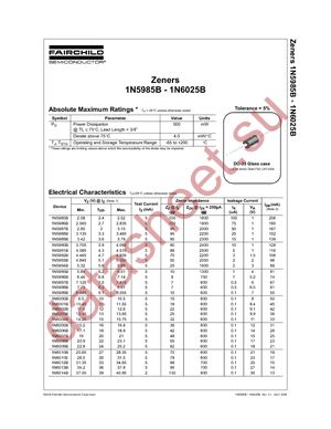 1N5985B_T50A datasheet  